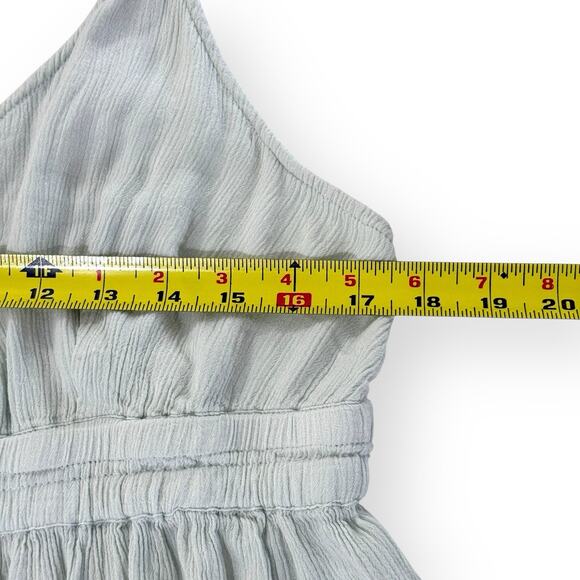 O’Neill Babydoll Top Womens XXL Mint Green Sleeveless Strappy V-Neck Boho Beach - Picture 6 of 9